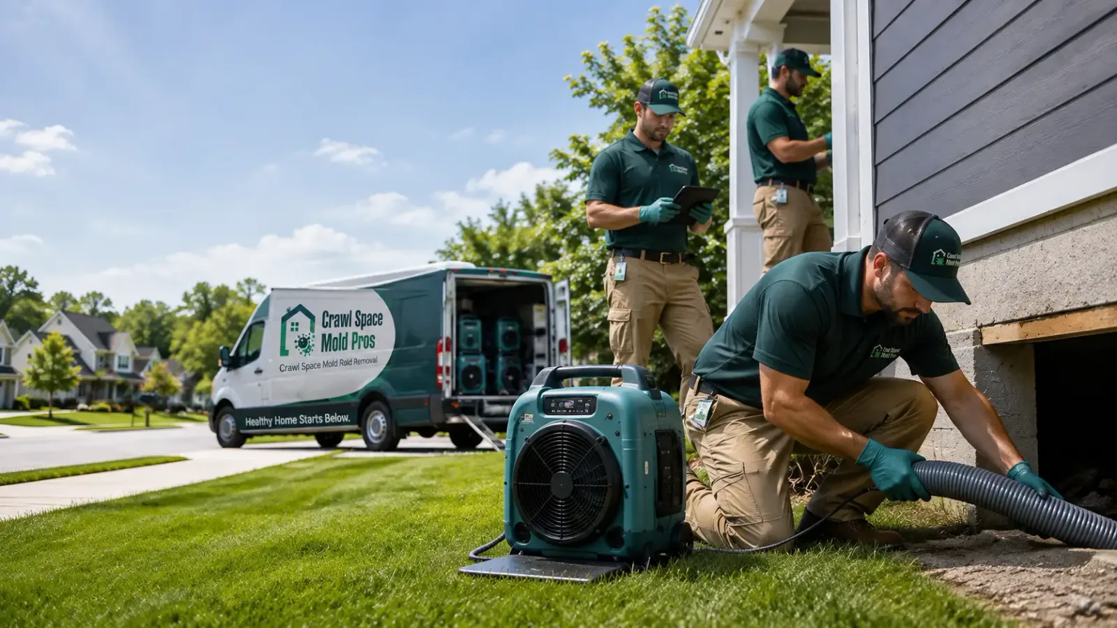Crawl Space Mold Removal in Gooding, ID